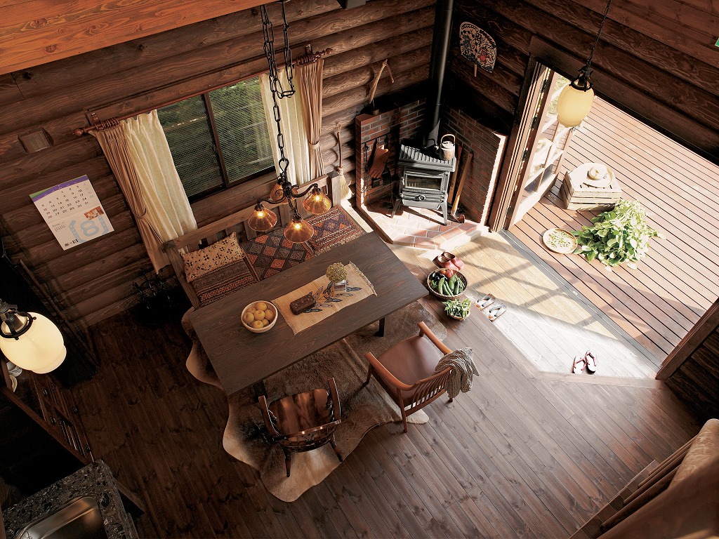 ログハウス、木の家BESS – レンガのフカケン